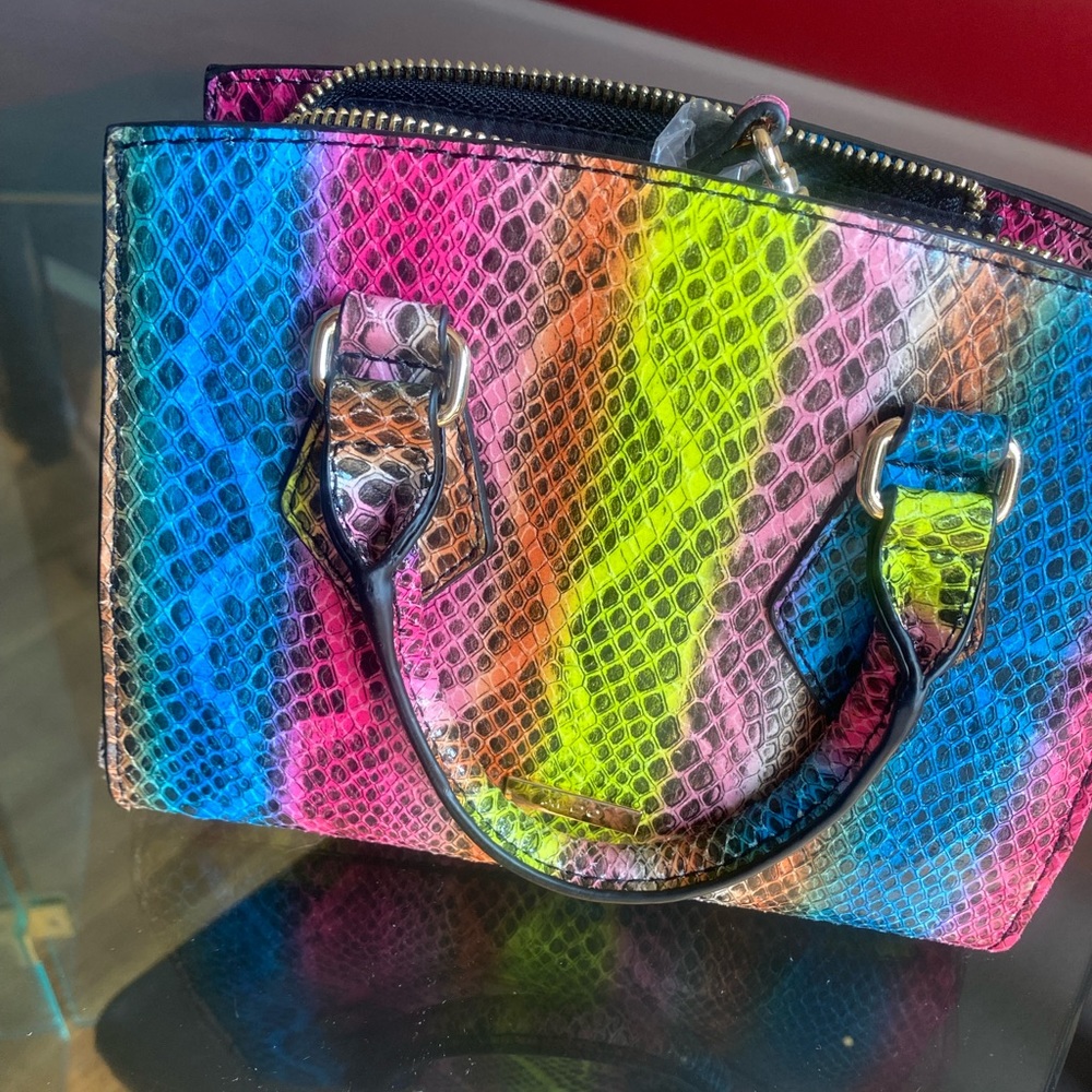 Brand New Women's multicolor animal print handbag by ALDO!